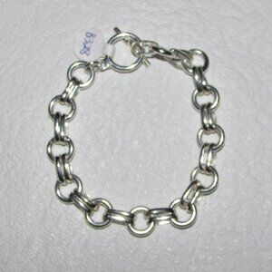 Silver Double Link Toggle Bracelet - NEW